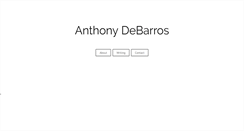 Desktop Screenshot of anthonydebarros.com
