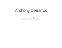 Tablet Screenshot of anthonydebarros.com